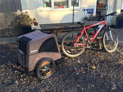 SOUTHWATER CYCLE HIRE CROOZER Dog Trailer Week Hire click to zoom image