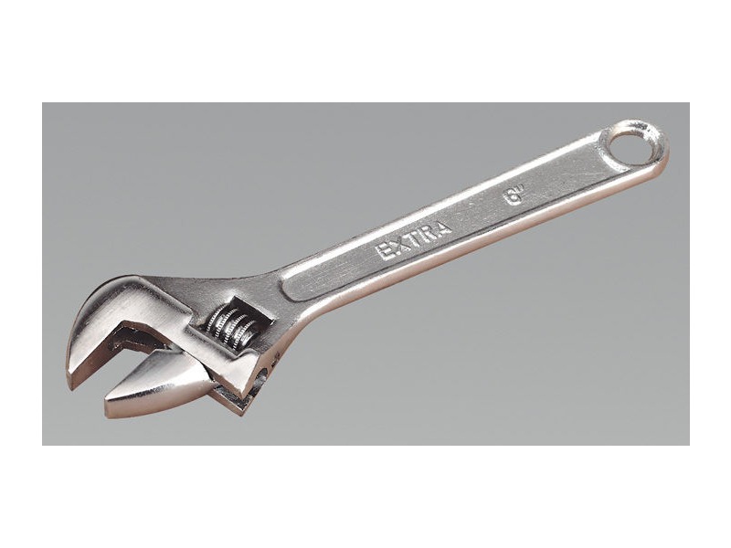 SEALEY TOOLS Adjustable Wrench 150mm - S0450 click to zoom image